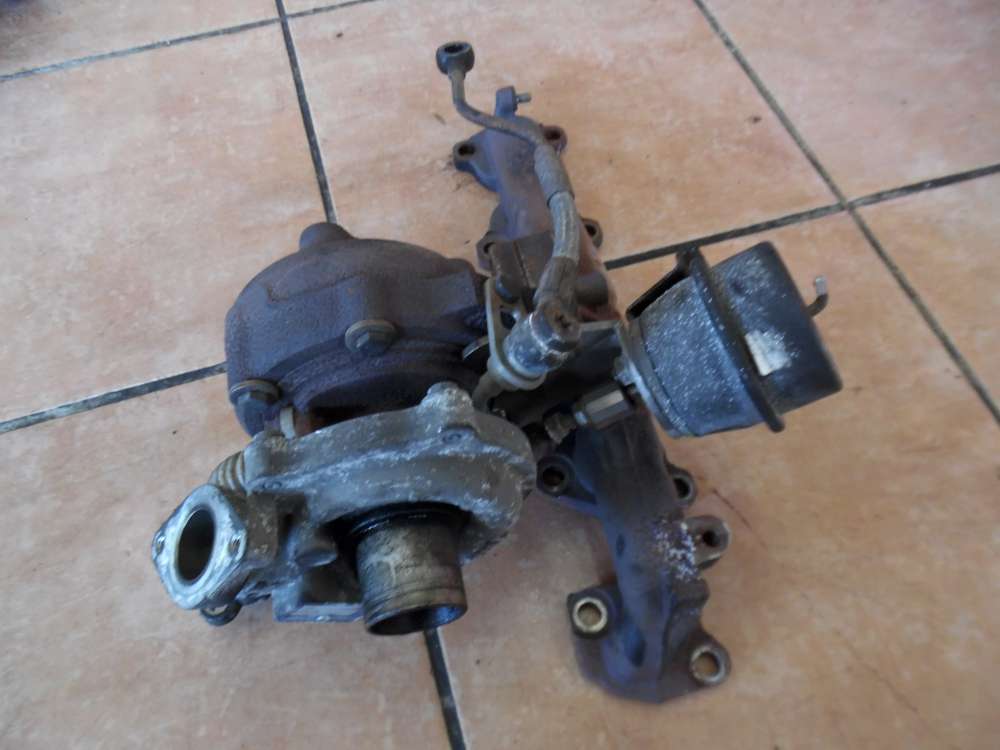 Fiat Punto 199 Turbolader Turbo Abgaskrmmer 55198317 73501340