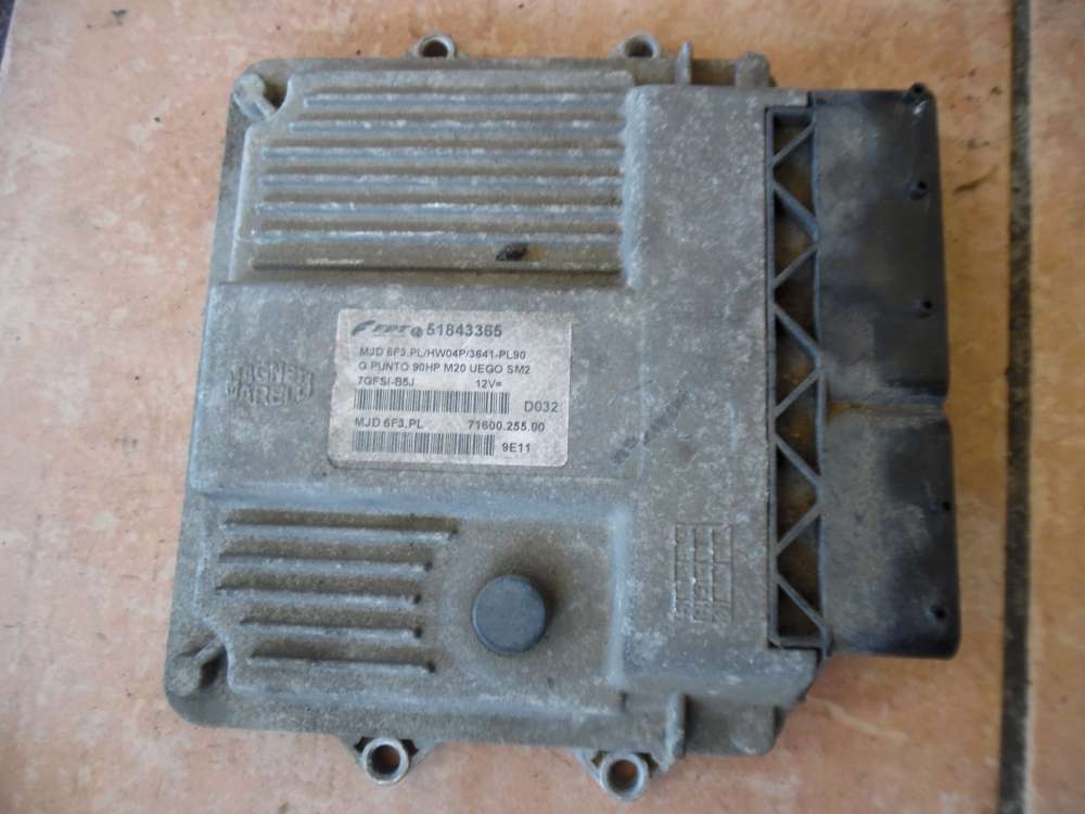 Fiat Punto 199 Motorsteuerger�t Steuerger�t 51843365