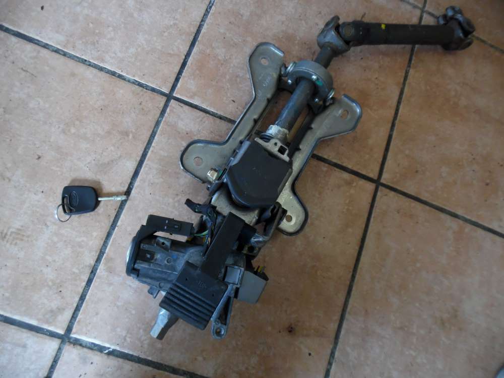 Ford Fiesta V Lenksäule Zundschloss mit Schlüssel Kreuzgelenk C7Y2C