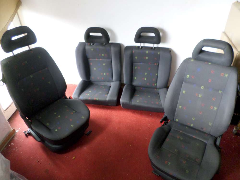 Original Seat Arosa Bj.2000 Sitze Komplett Fahrersitz vorne rechts Rcksitzbank