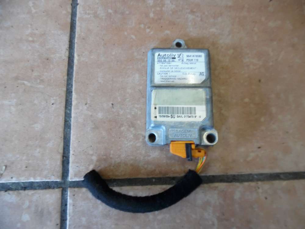 Peugeot 206 Airbagsteuergert Side 9641478080