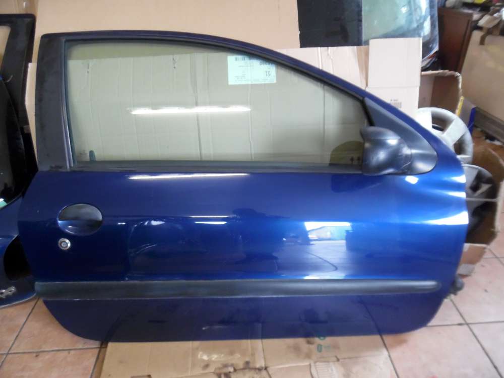 Peugeot 206 3-Trer Tr Vorne Rechts blau Farbcod: EGE
