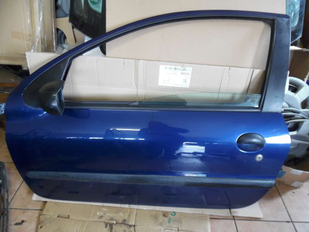 Peugeot 206 3-Trer Tr Vorne Links blau Farbcod: EGE