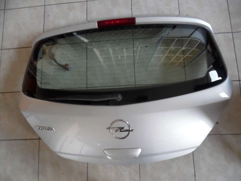 Opel Corsa D 5-Türer Heckklappe grau Farbcod: Z157