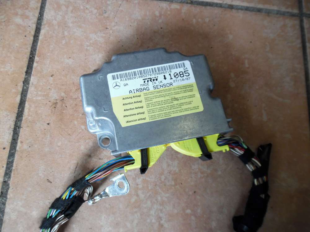 Mercedes A-Klasse W169 Steuergerät Airbag Airbagsteuergerät A16982010852