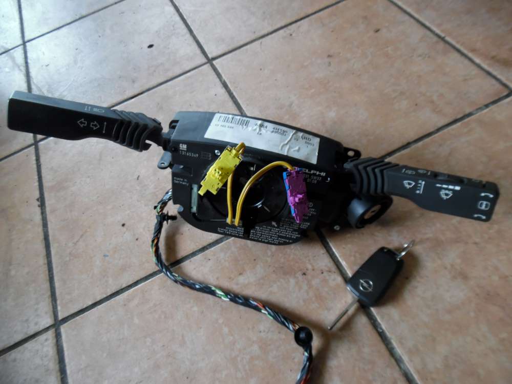 Opel Vectra C Signum Schleifring Blinkerschalter Wischerschalter Zündschloss 13165349EB