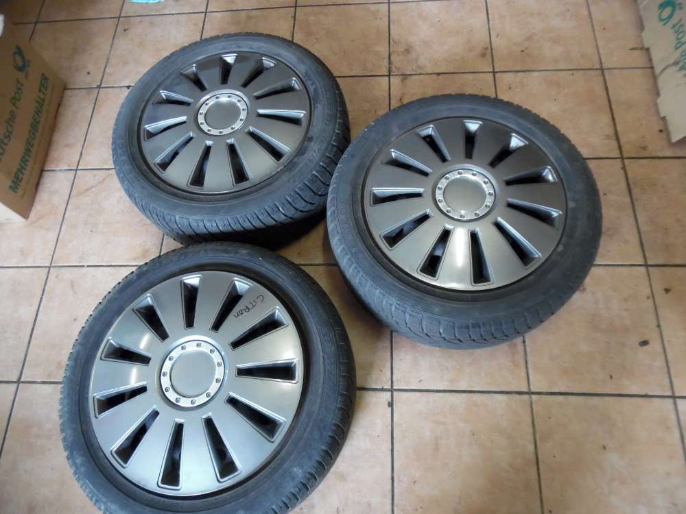 3x Stahlfelge mit Reifen Winter Citroen C4 205 / 55 R16 91H