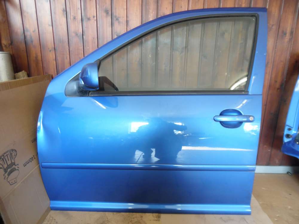 VW Golf IV 1J Tr Vorne Links Blau Farbcod : LW5Y