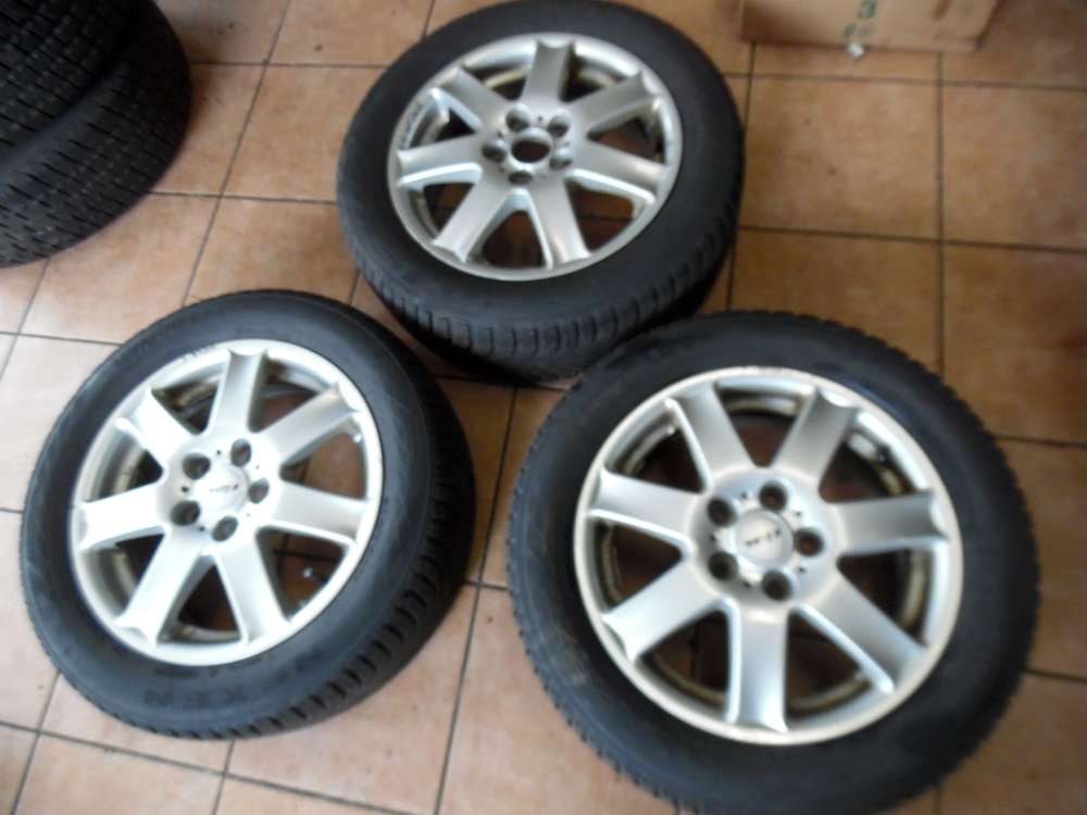 3x Alufelgen mit Reifen Winter Fr Mazda 6 205/55 R16 91H  6Jx16   KBA-45833 ET 45