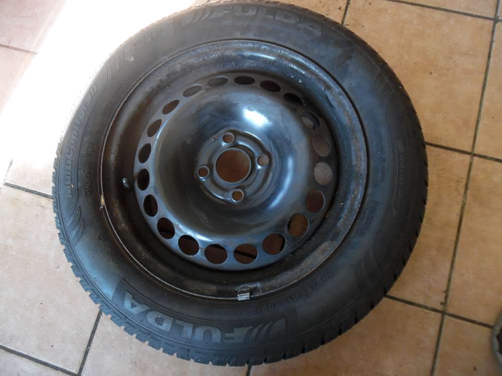 1x Stahlfelge mit Reifen Ganzjahresreifen opel Corsa D 205/55R1691H 6Jx16  155001 ET39