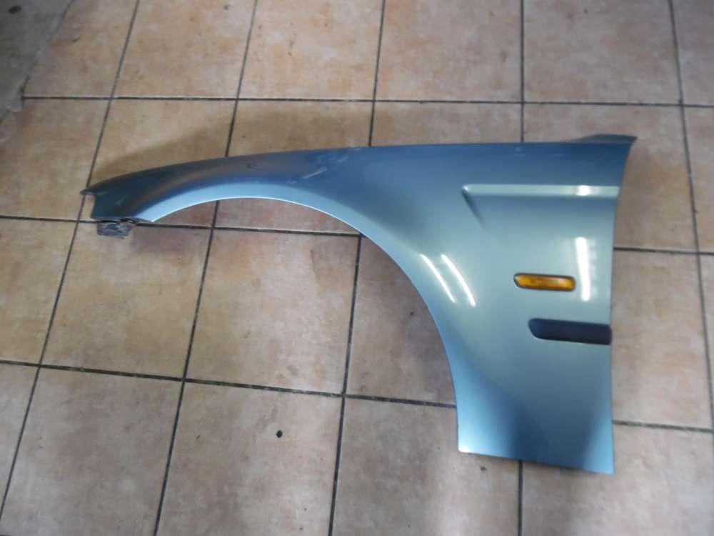 BMW E46 316ti Kotflügel Vorne Links Graugrün Farbcod : 442/6