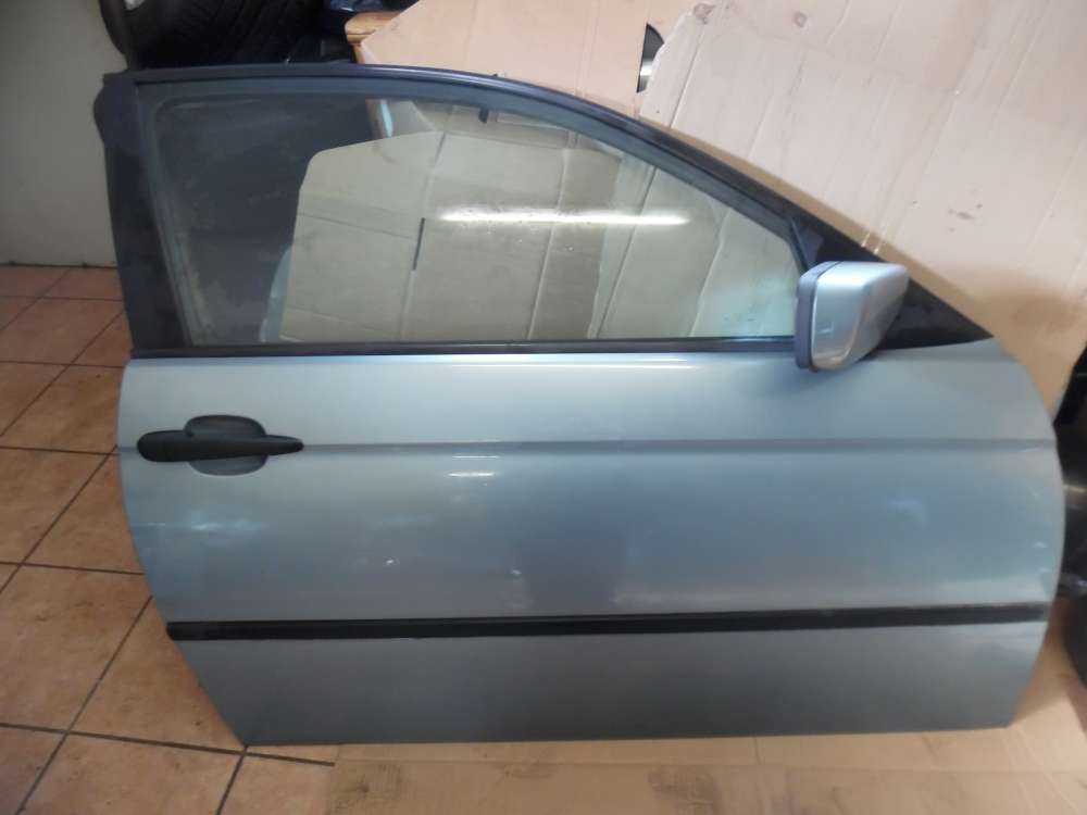 BMW E46 316ti Tür Vorne Rechts Graugrün Farbcod : 442/6