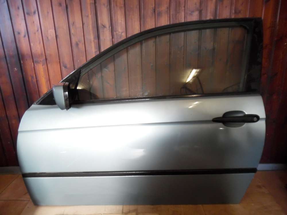 BMW E46 316ti Tür Vorne Links Graugrün Farbcod : 442/6