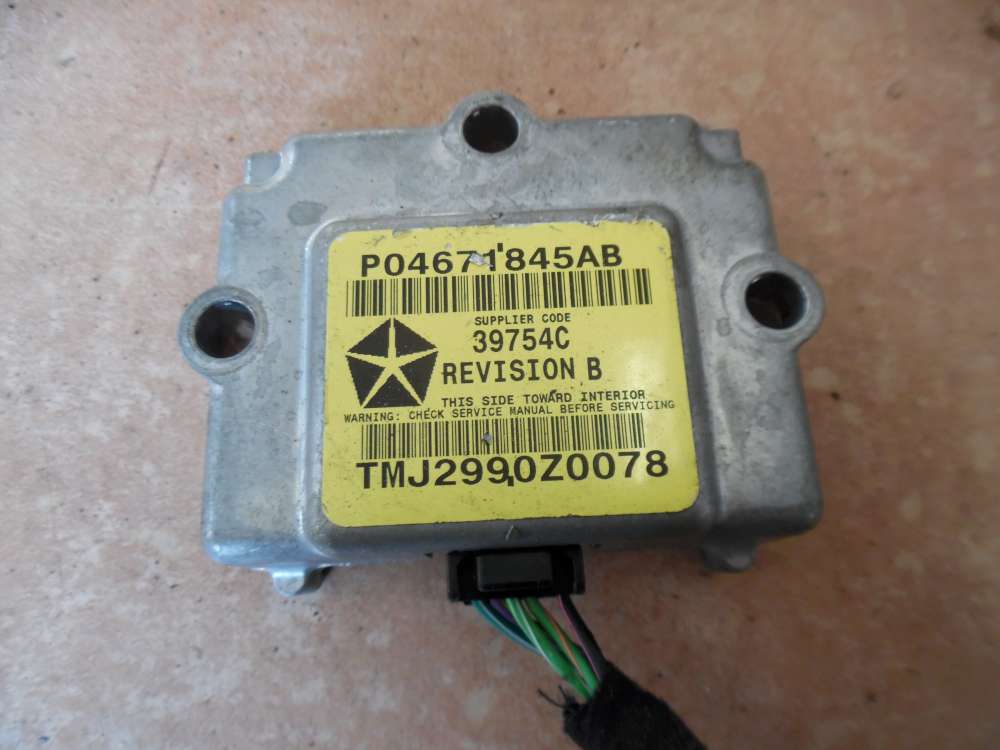 Chrysler PT Cruiser Steuergert Airbag Crashsensor Links P04671845AB