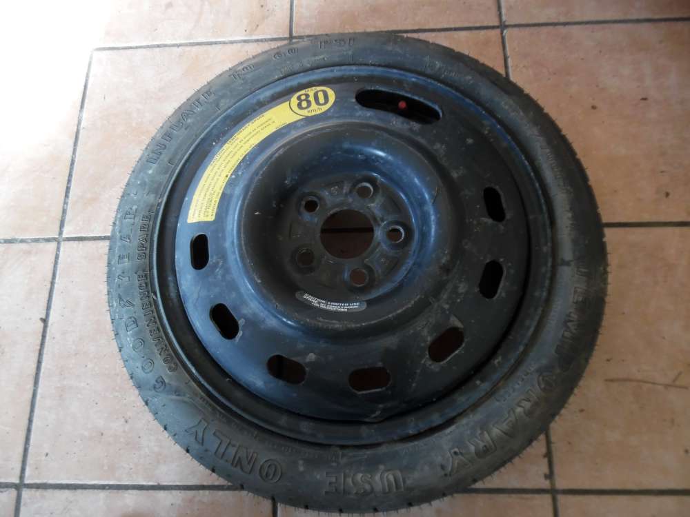 Chrysler PT Cruiser Notrad Ersatzrad 15x4T T125/70D15