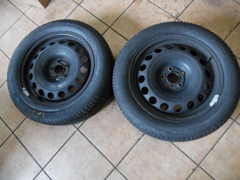 2x Stahlfelge mit Winterreifen Für VW Audi Seat Skoda 6,5Jx16H2 ET42 1J0601027 205/55 R16 94H BFgoodrich