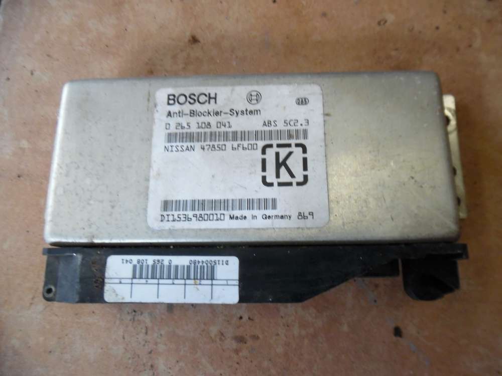 Nissan Micra II K11 ABS Steuergert 47850 6F600 Bosch 0265108041 