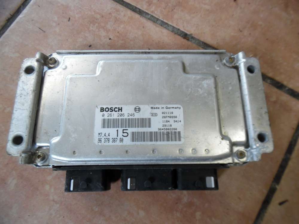 Peugeot 108, Citroen Saxo Motorsteuergert SET 9645802280 9637838780 Bosch 0261206246