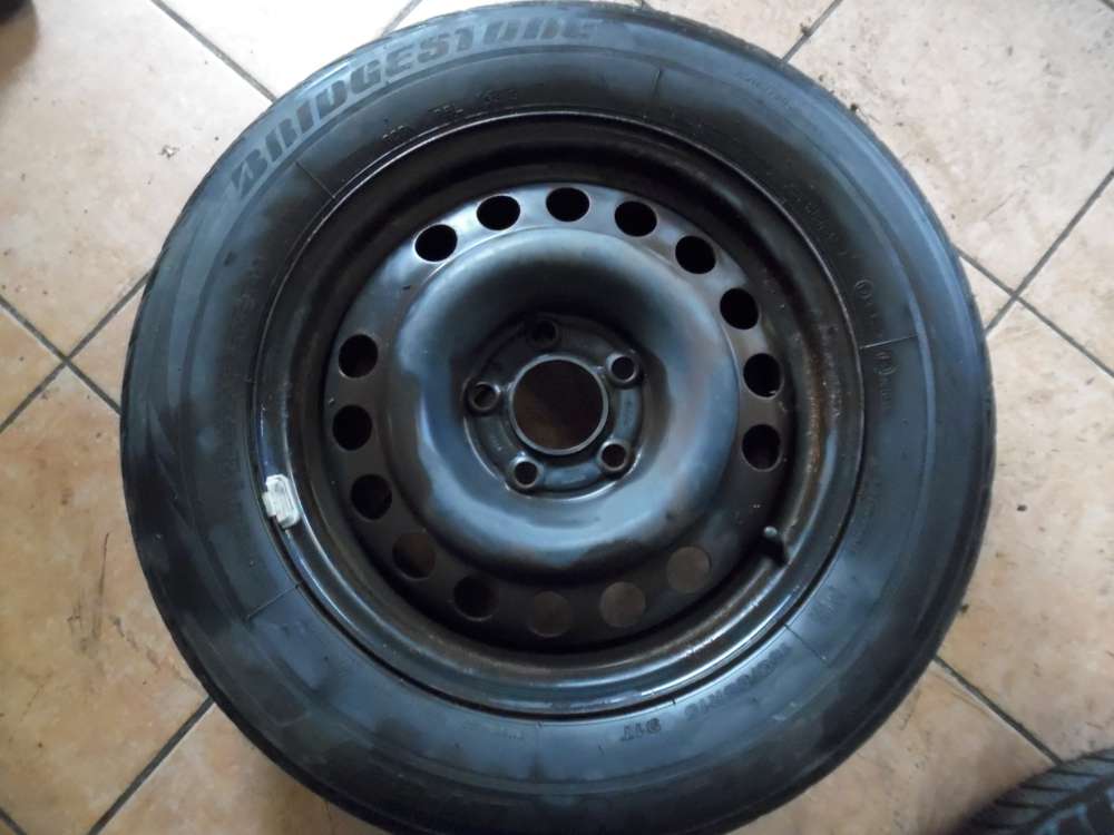 Stahlfelge mit Winterreifen 195/65R15 91T Blizzak 6x15H2  ET43 OP515017 