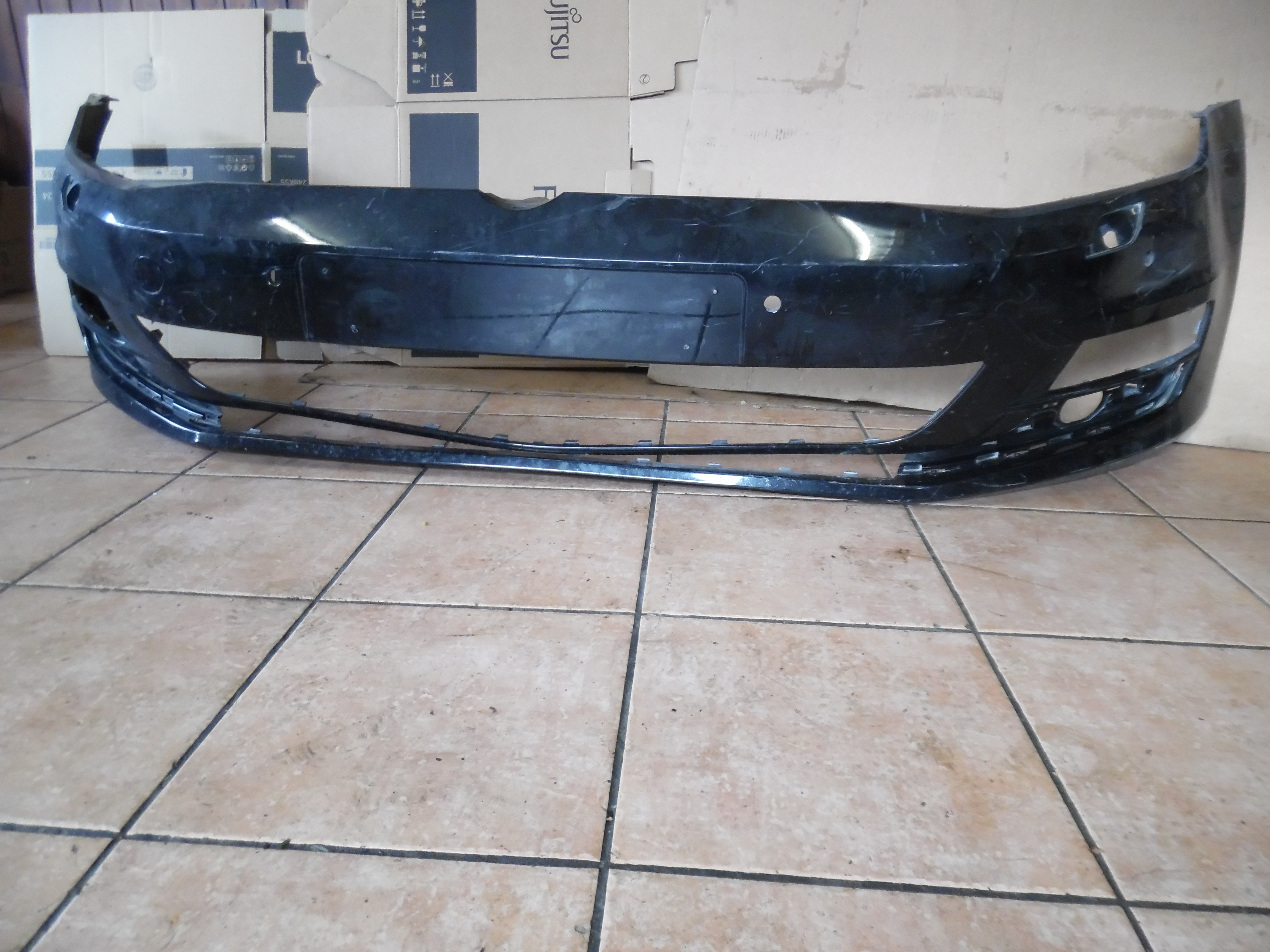 VW Golf 7 5G Stostange Vorne 5G0807221 Schwarz