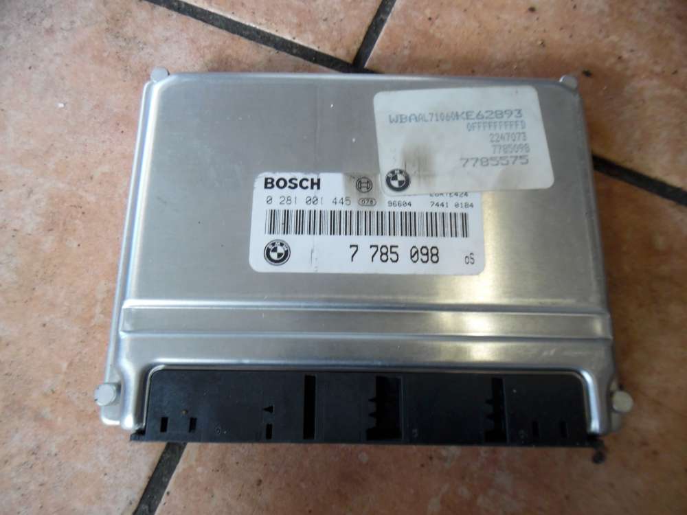 BMW E46 320d Motorsteuergert 7785098 Bosch 0281001445