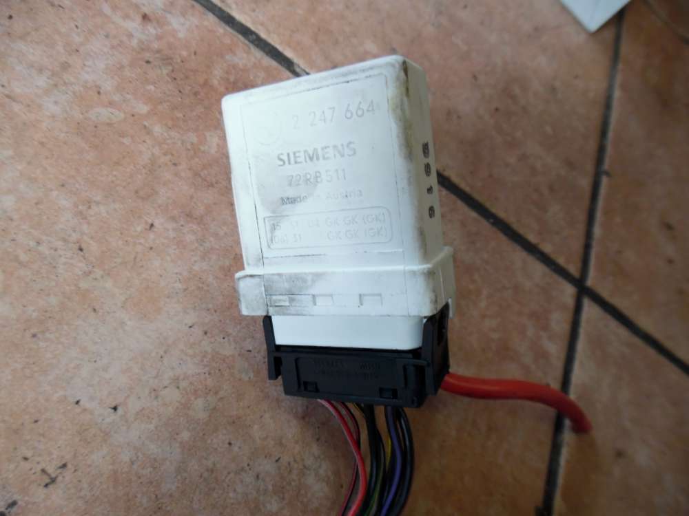 BMW E46 320d Glhzeitsteuergert Vorglhrelais 2247664 