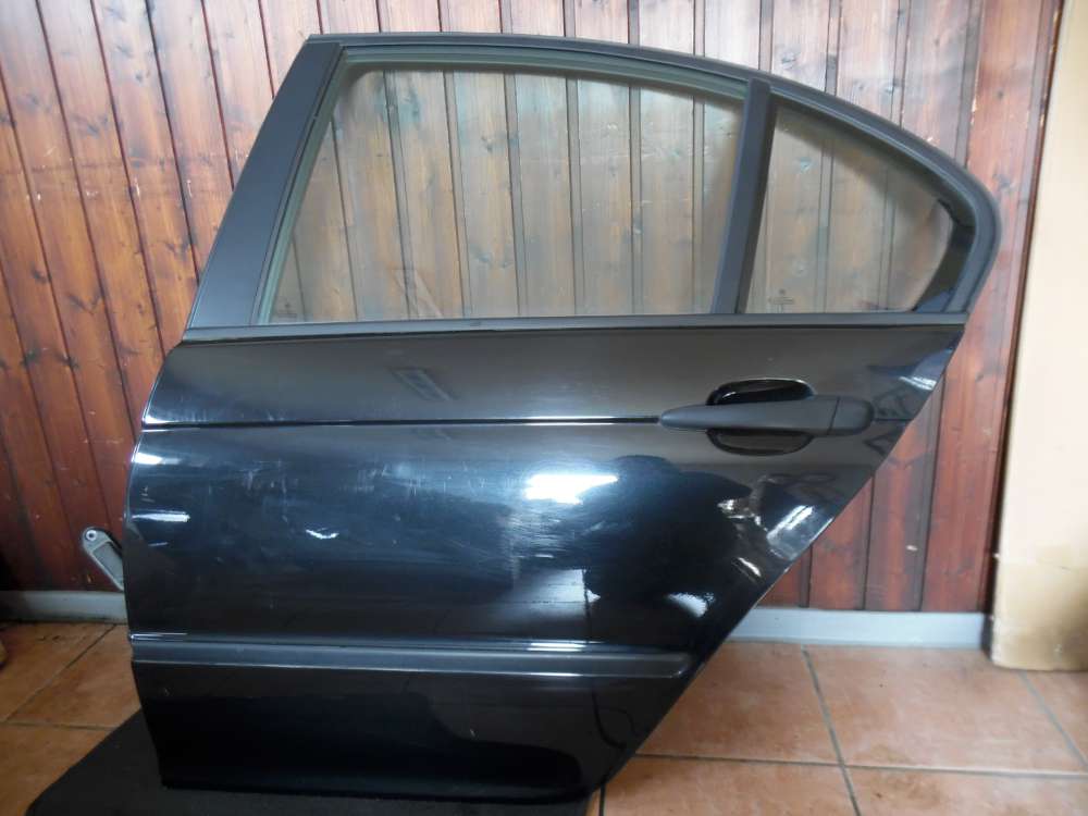 BMW E46 320d Tr Hinten Links Schwarz Farbcode : 303/9