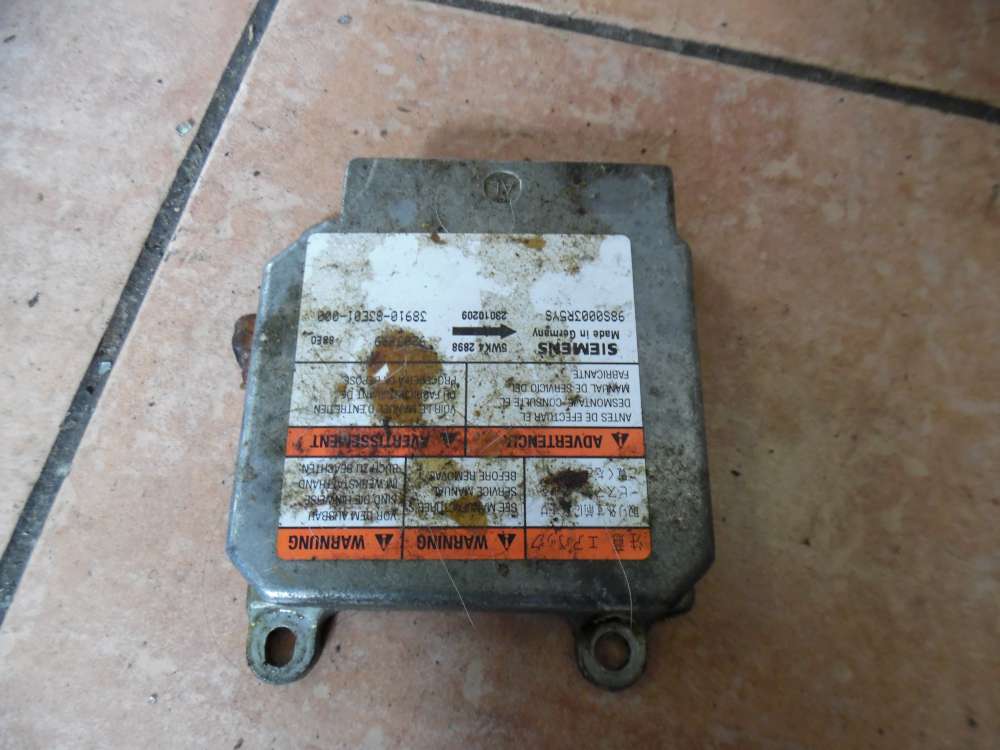 Opel Agila A Airbagsteuergert Steuergert 38910-83E01-000 