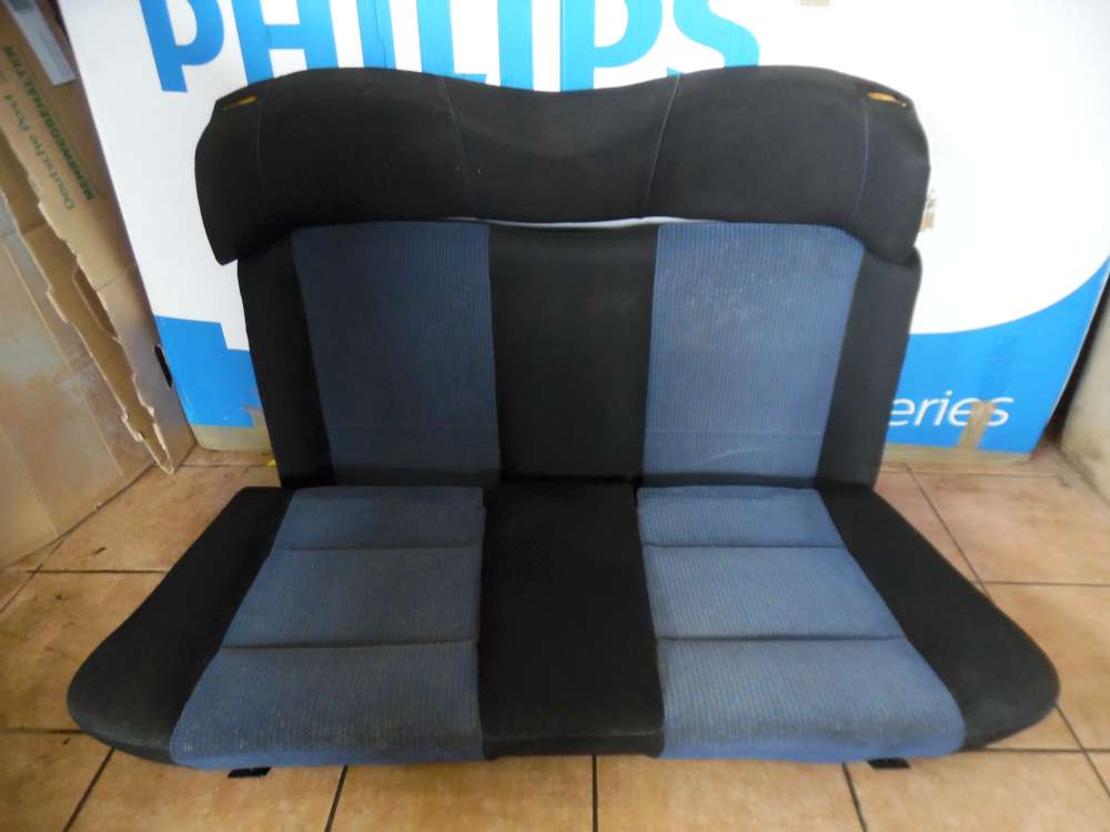 VW Golf III / IV Cabrio Sitze Rcksitzbank Rcksitz Stoff blau & Schwarz