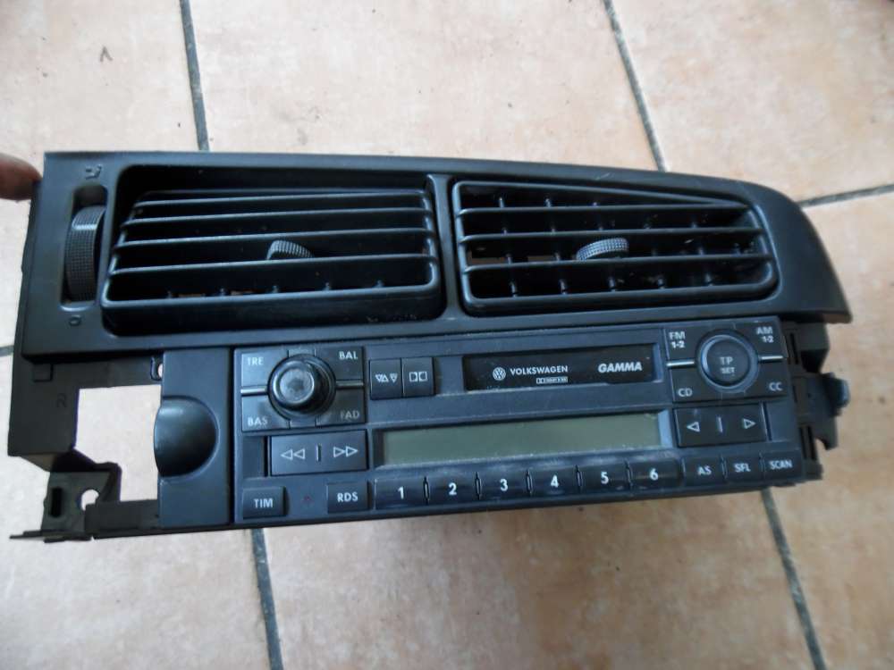 VW Golf III / IV Cabrio Radio Kassettenradio mit Lftungsgitter 1E1819736