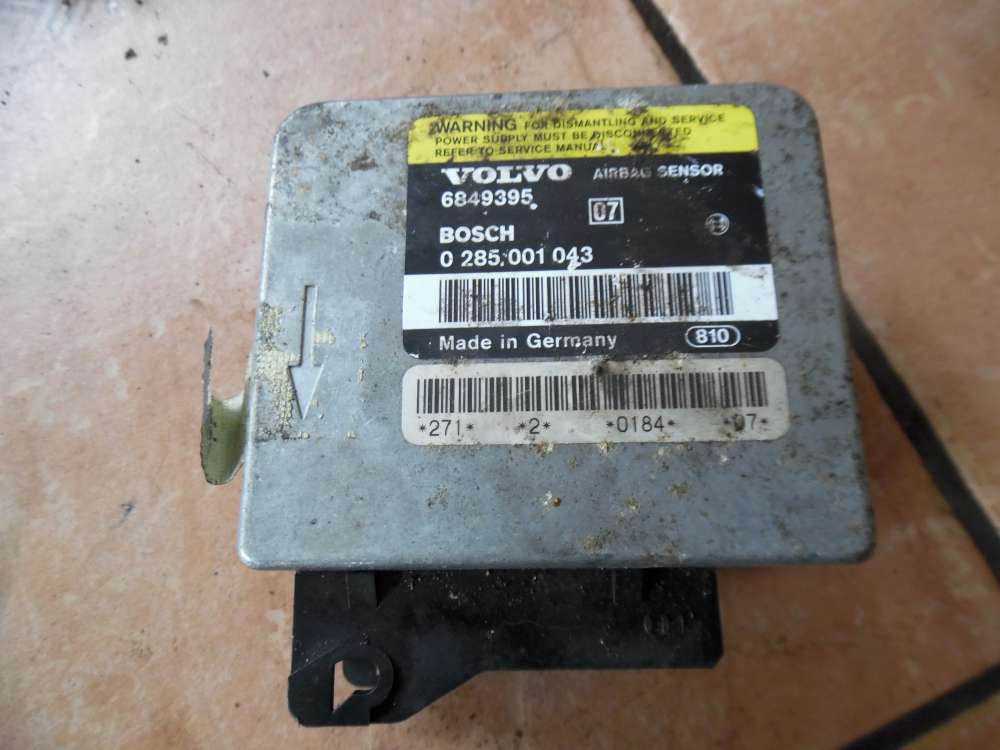 Volvo 850 Airbagsteuergert Steuergert 6849395 Bosch 0285001043