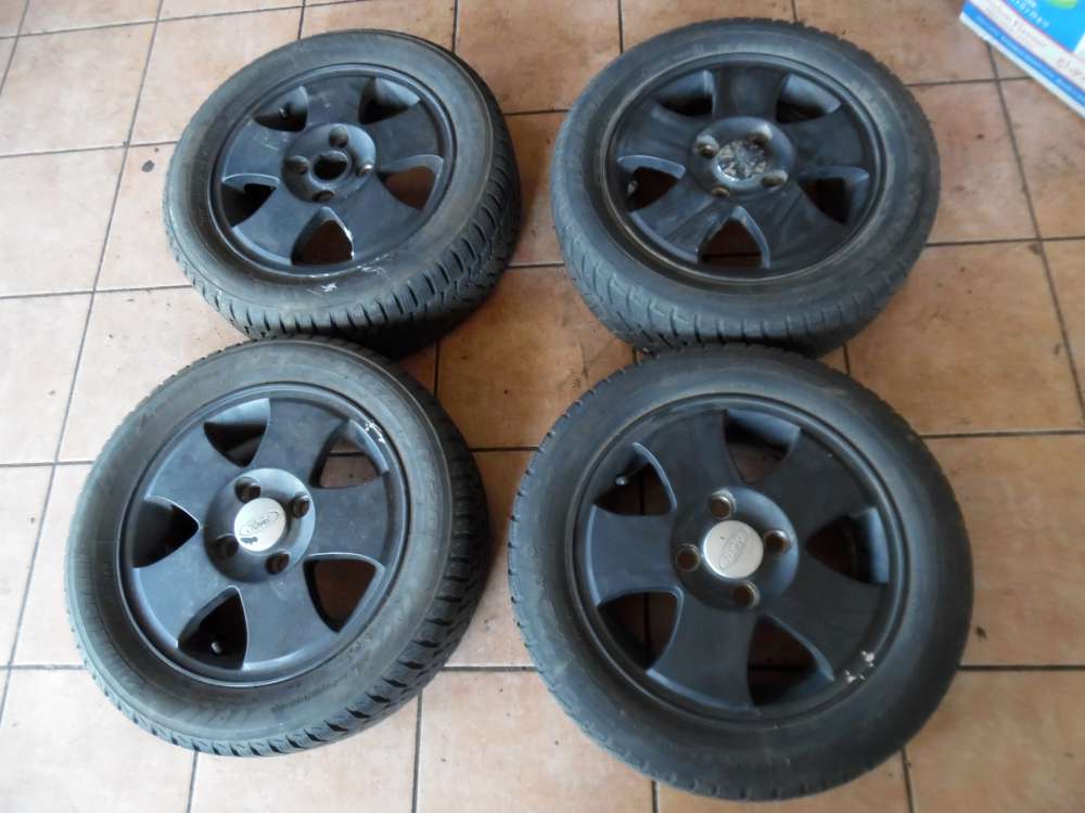 4x Alufelgen mit Winterreifen Ford Fiesta IV 185/55R14 80T  5.5x14H2 1S61-BA  ET43.5