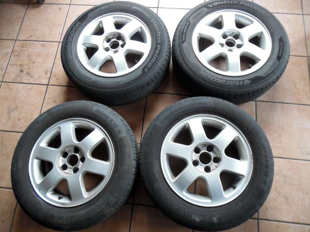 4x Alufelgefelge mit Winterreifen MICHELIN Audi A3 195/65 R15 91T 6Jx15  8L0601025