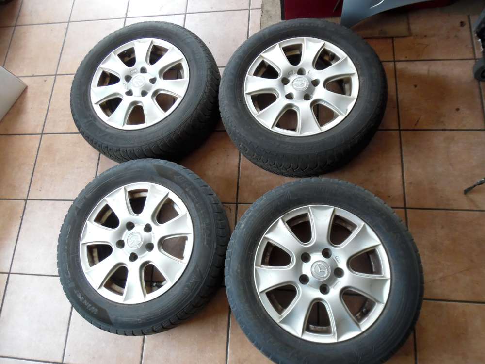 4x Alufelgenfelge mit Winterreifen Mazda 6 195/65 R15 91T  6Jx15H2  KBA-46625