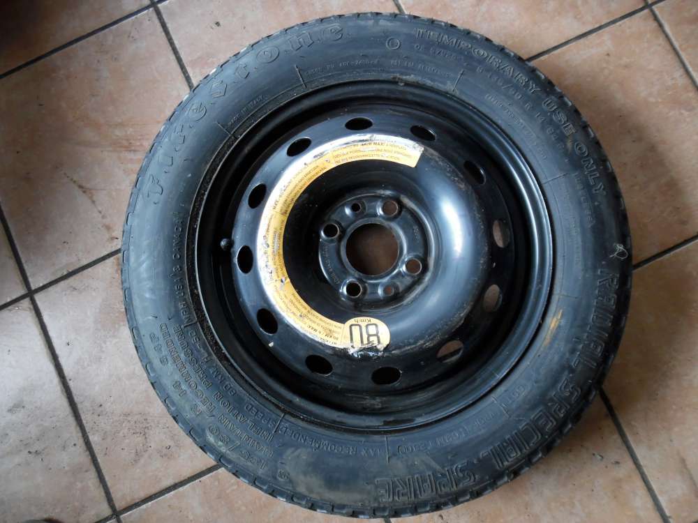 Fiat Punto 188 Notrad Reserverad 135/80 R14 84P  4,00Bx14H2 ET43