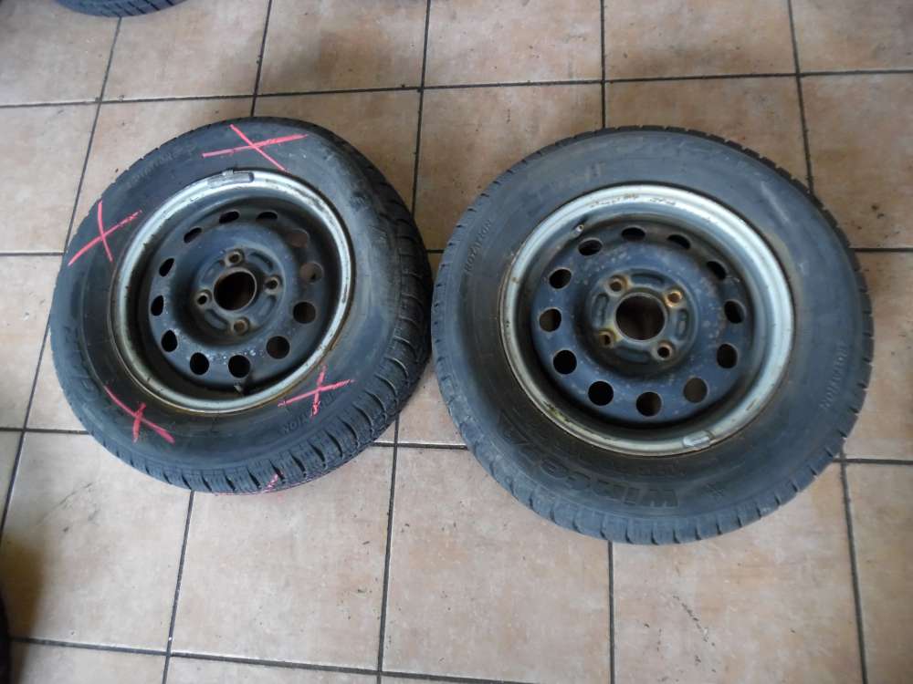 2x Stahlfelgen mit 1x Winterreifen 175/70R13 82T Tigar Winter Ford 13x5Jx41,0  86ABHBJB-87342