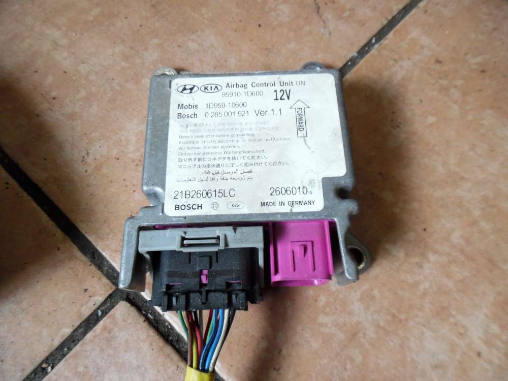 KIA Carens III Airbagsteuergert Steuergert 95910-1D600