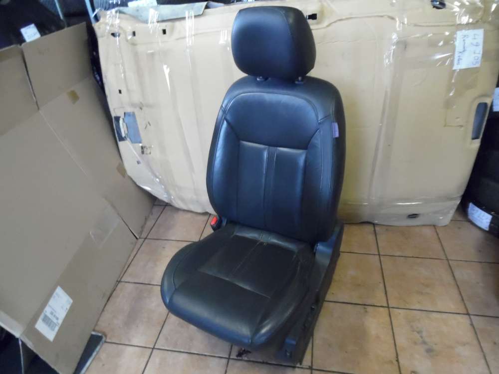 Renault Koleos Y Sitz Vorne Links Leder Sitzheizung Schwarz 