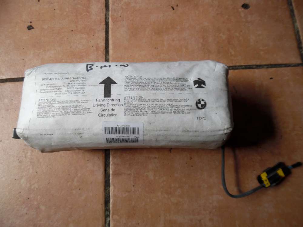  BMW 3-er E46 318i Airbag Armaturenbrett Rechts 398264400019