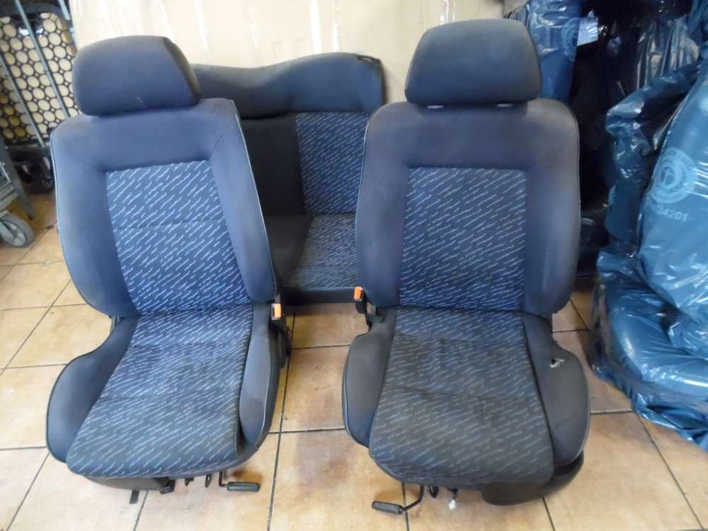 VW Golf III / IV Cabrio Sitze Innenausstattung Stoff dunkelblau