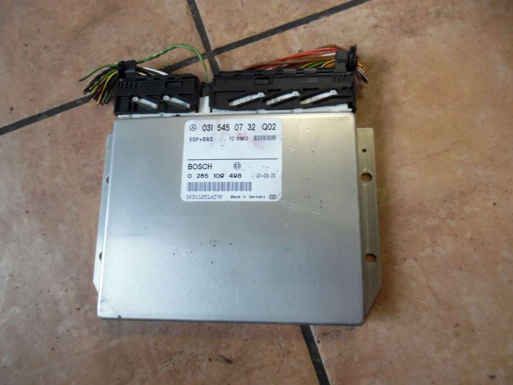 Mercedes E-Klasse W210 Steuergert ESP BAS 0315450732 Bosch 0265109498 