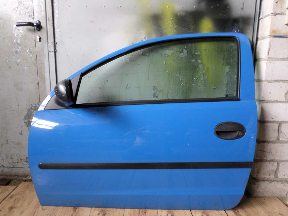 Opel Corsa C Bj 2001 Tr vorne Links 3-Tren Farbcode: Z20A Blau 