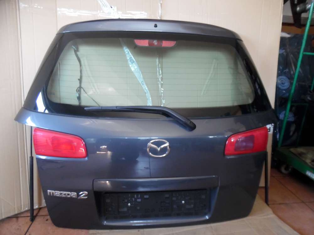 Mazda 2 DY 5 -Trer Heckklappe Kofferraumdeckel grau metallic 