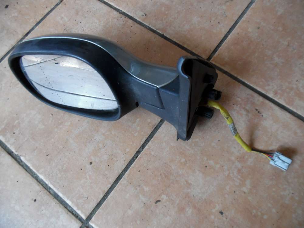 Nissan Micra K12 Auenspiegel Elektrisch Links silber