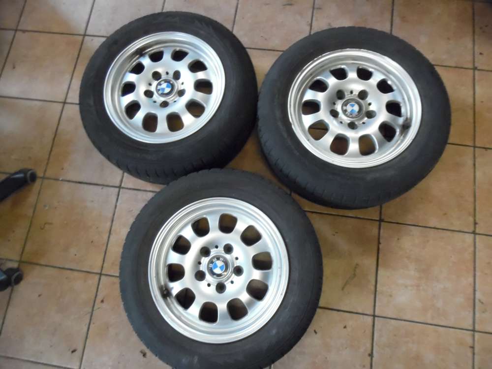 3x Alufelgen mit  Ganzjahresreifen Nokian All Weather BMW E46 195/65R15 91H 6,5jx15 ET42 1094499