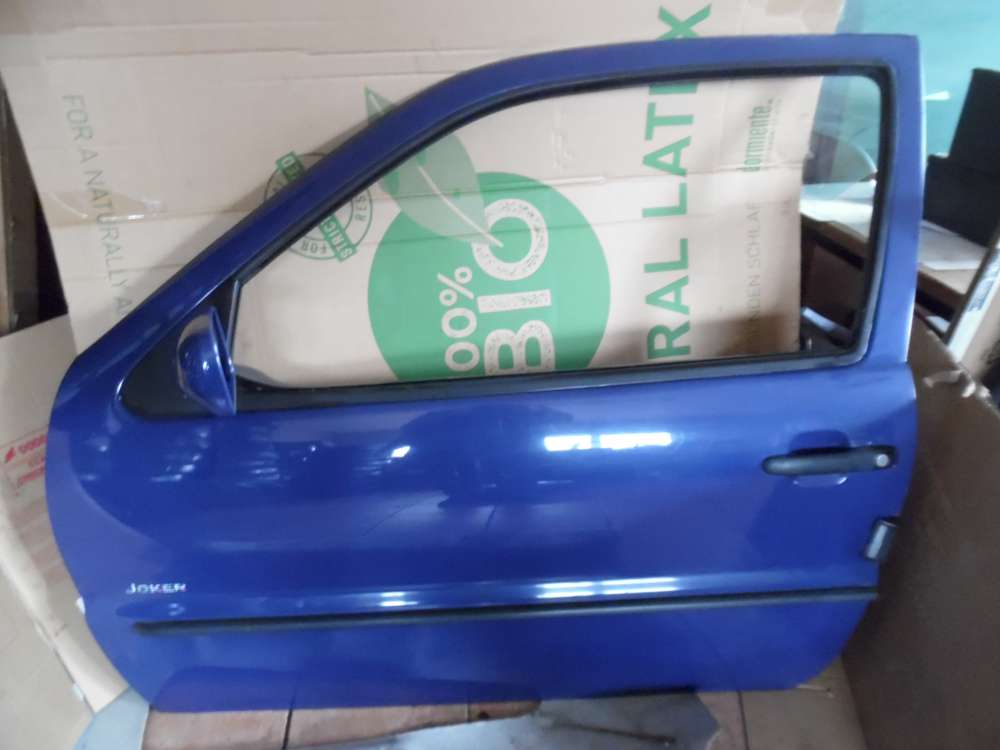 VW Polo 6N 3-Trer Tr Vorne Links blau : LD5D