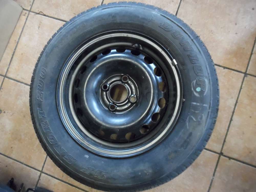 1x Stahlfelge mit Sommerreifen Dunlop Opel 185/70 R14 88H  5,5J x 14H2  ET39