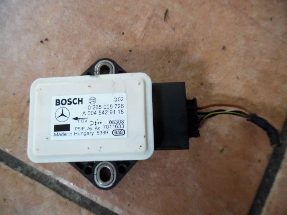 Mercedes B-Klasse W245 Drehratensensor Steuergert A004529118 Bosch 0265005726