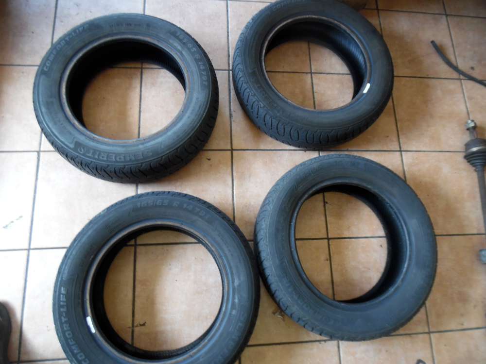 4x Sommerreifen Semperit Comfort Life 165/65 R14 79T Dot : 0910  5-mm
