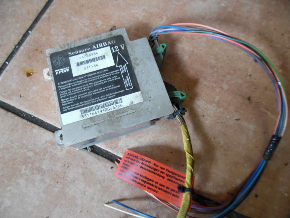 Fiat Punto 188 Airbagsteuergert Steuergert 46766384